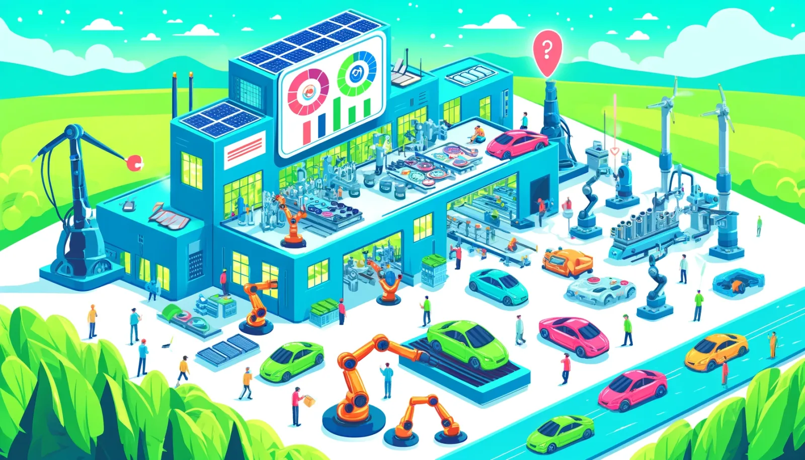 製造とは英語でなんと表現するのか?-Take Parts Factory