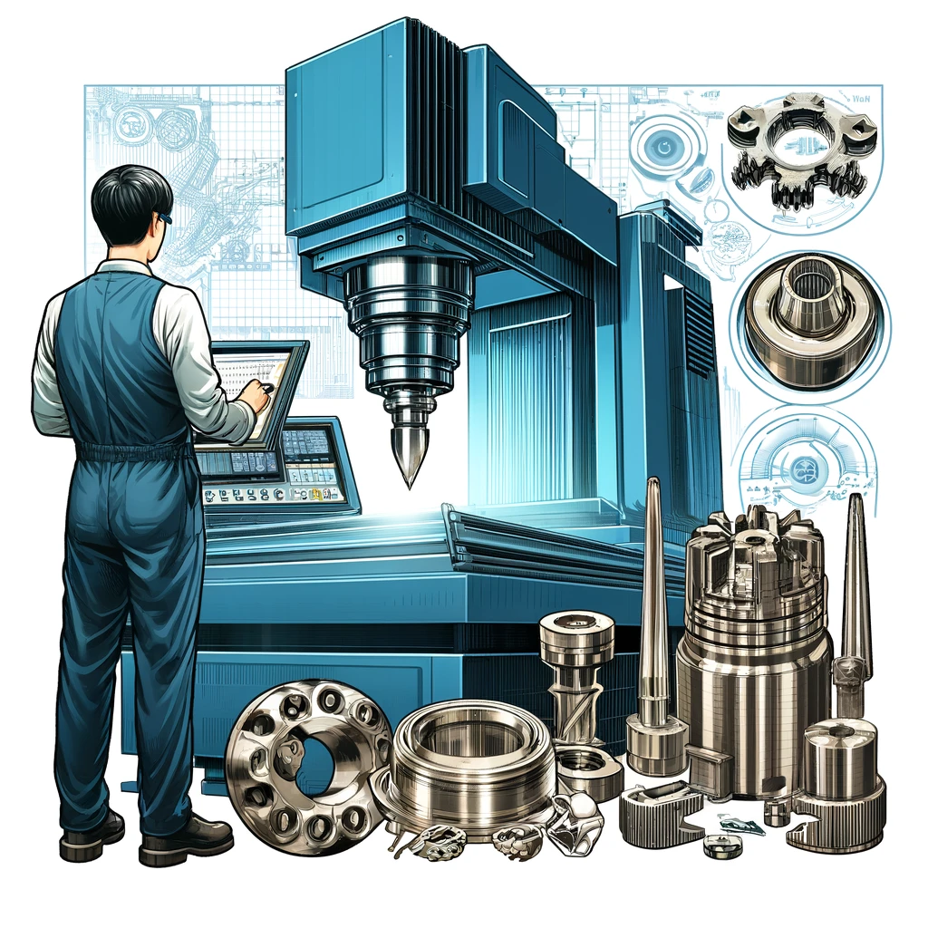 チタン NC旋盤加工のプロフェッショナル:Take Parts Factory