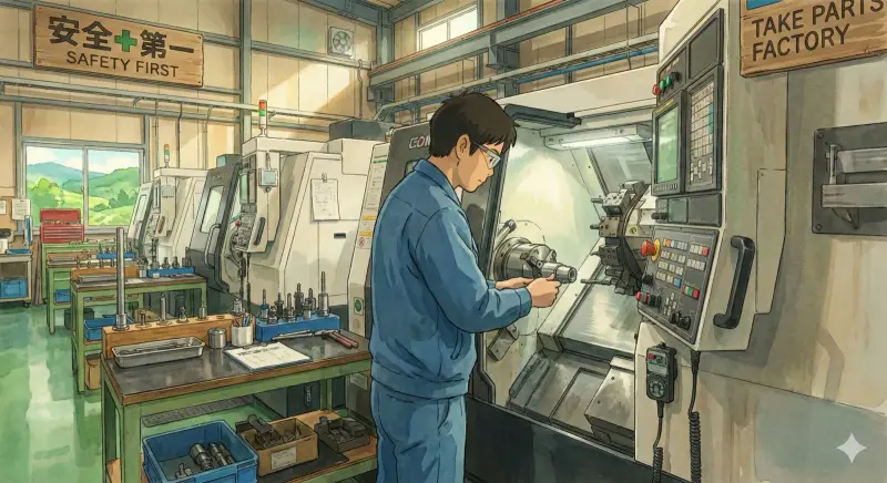 Looking for a CNC Lathe Machine Shop in Japan? Take Parts Factory Is Ready to Support Your Project